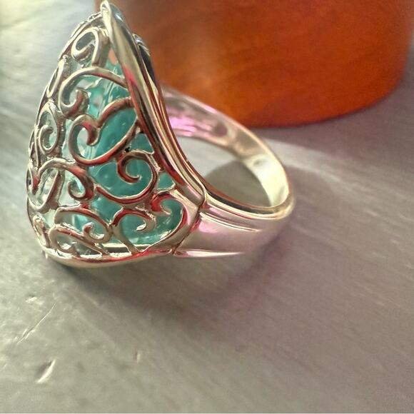 925 Sterling Silver Ring Size 6 - Picture 2 of 15